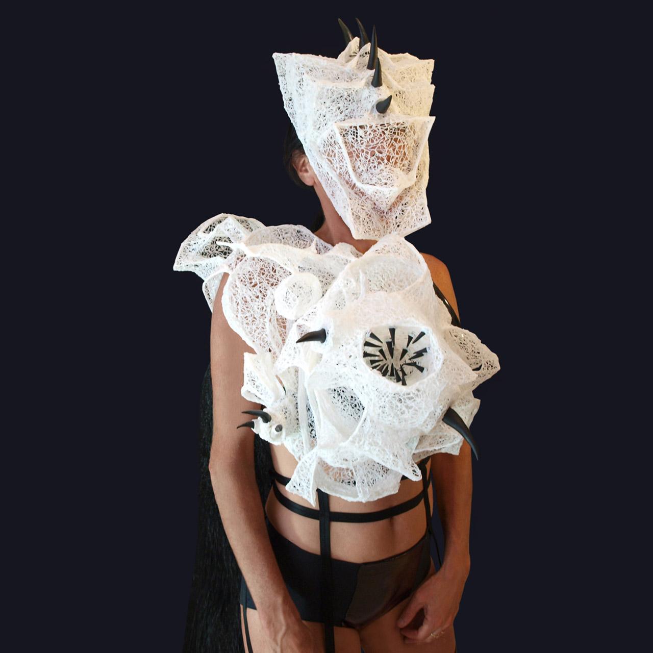 #ericagrayartist #wearableartist #wearableart #fashionartist #fashiondesigner #designerfashion #fashionmask #mask #maskmaker #maskdesigner #wearables #fashiontech #3dfashion #3dfashiondesign